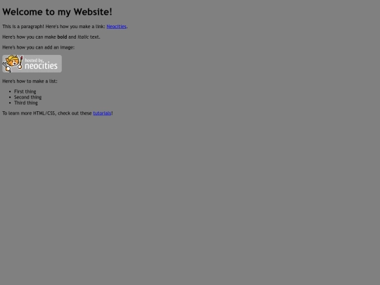 test screenshot