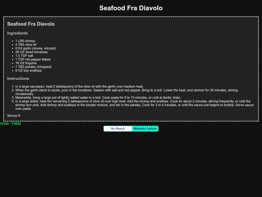 SeafoodFraDiavolo screenshot