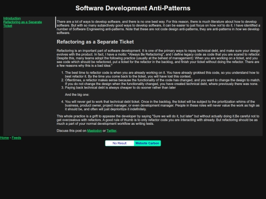 antipatterns screenshot