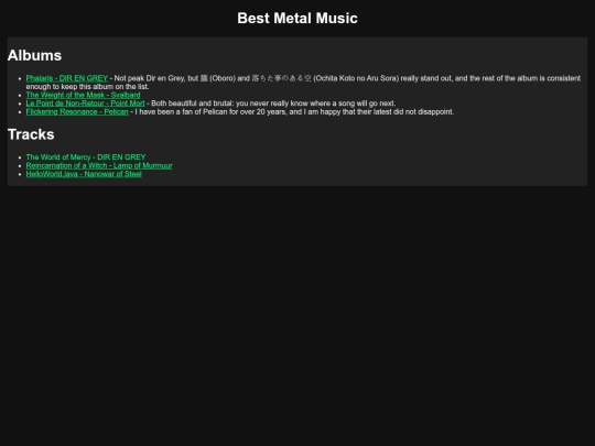 essential-metal screenshot