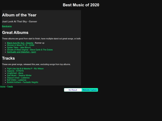music-2020 screenshot