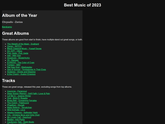 music-2023 screenshot