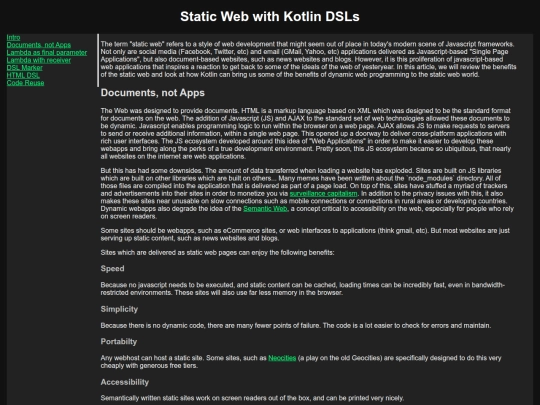 staticwebarticle screenshot