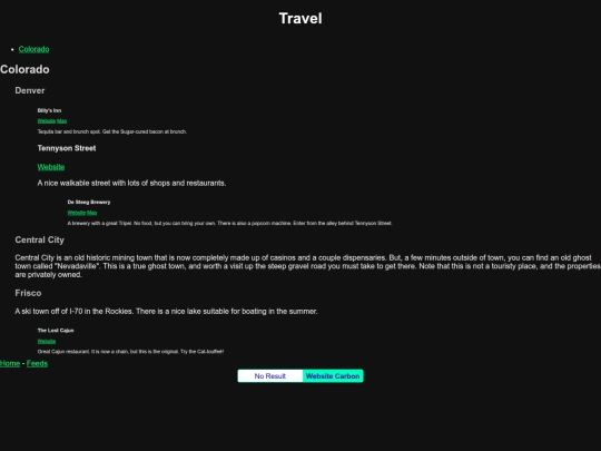 travel screenshot
