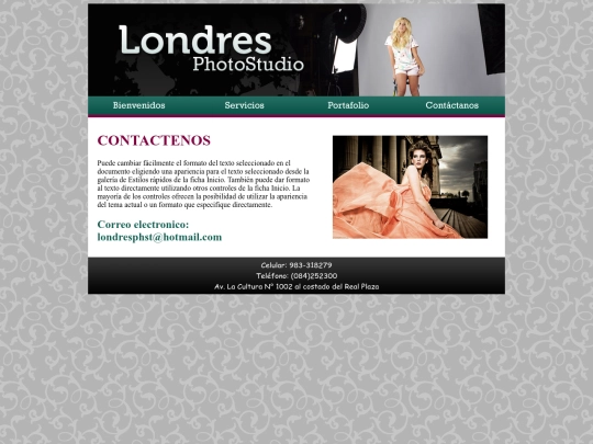 Contactenos screenshot