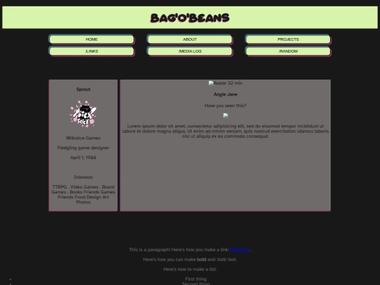 index screenshot