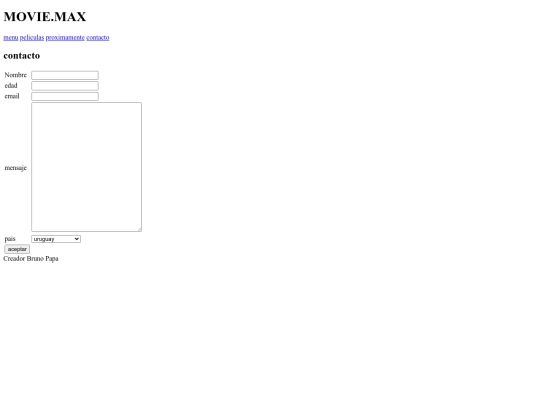 contacto screenshot