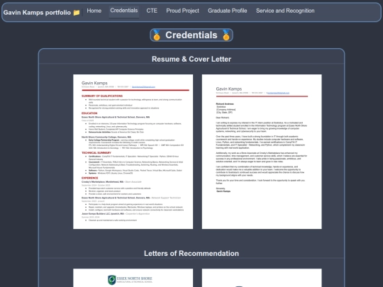 credentials screenshot