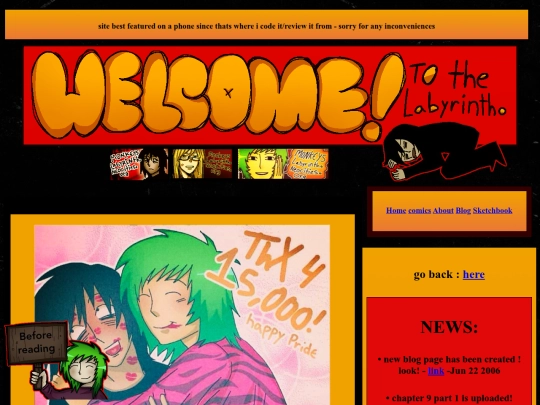 Bloglorder/Backuphomepage screenshot