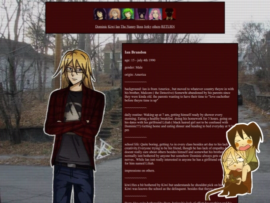Characters/Ian screenshot