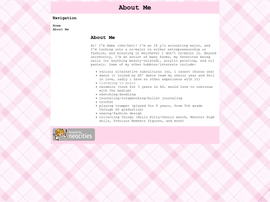 aboutme screenshot