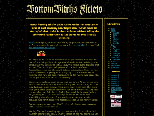 fics/bottombitch/judaixreadervirgin screenshot
