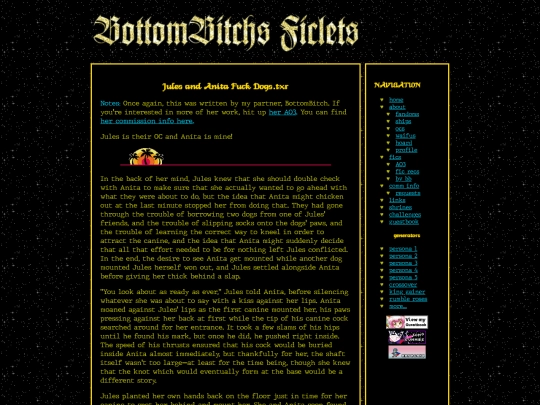 fics/bottombitch/julita_dog screenshot