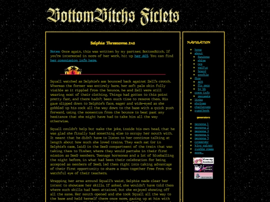 fics/bottombitch/selphiethreesome screenshot