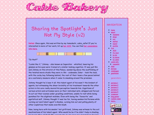 fics/cakiebakery/johnnyrin2 screenshot