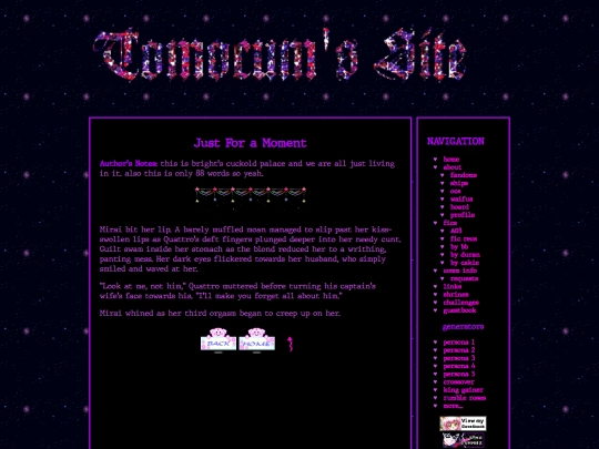 fics/gundam/ficlets/justforamoment screenshot