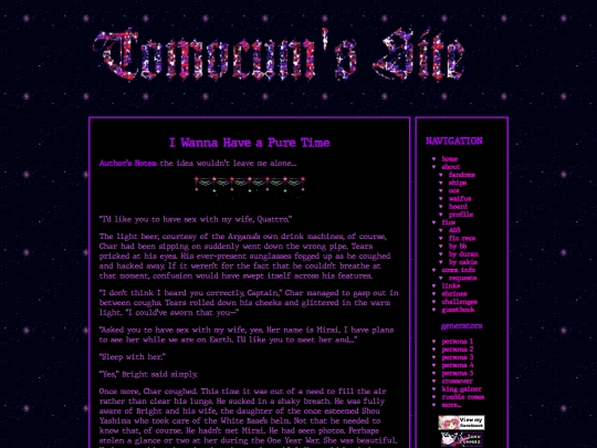 fics/gundam/universalcentury/puretime screenshot