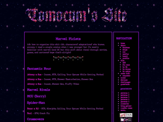 fics/marvel/_directory screenshot