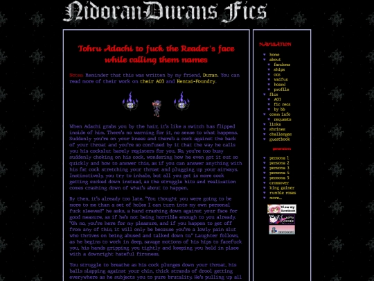 fics/nidoranduran/adachi_reader screenshot