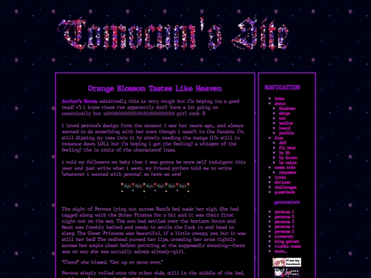fics/onepiece/orangeblossom screenshot
