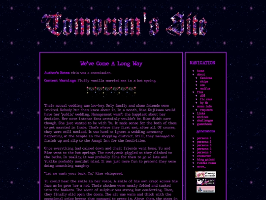 fics/persona/wevecomealongway screenshot