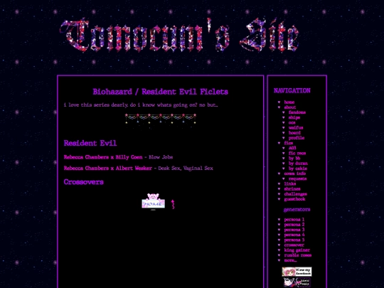 fics/residentevil/_directory screenshot