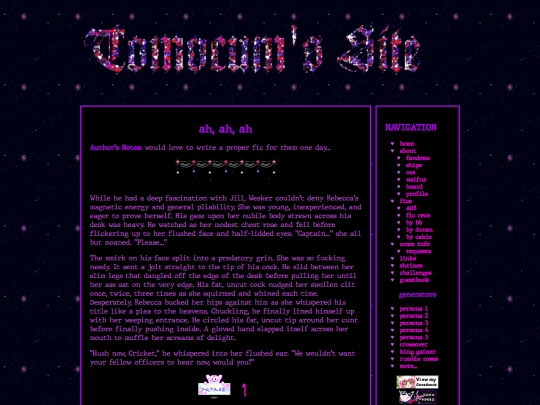 fics/residentevil/ficlets/ahahah screenshot
