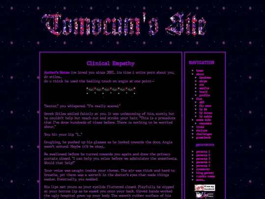 fics/traumacenter/ficlets/derekxreader1 screenshot