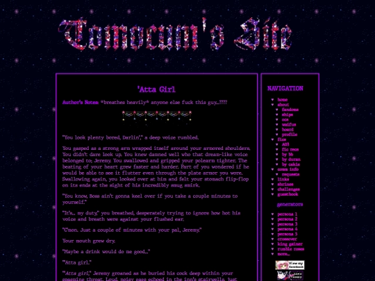 fics/unicornoverlord/darlin/darlin2 screenshot