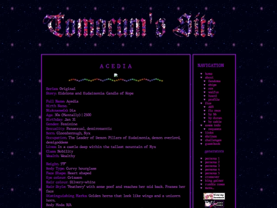 ocs/eidolonsandeudaimonia/acedia screenshot