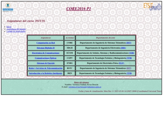 Practica1/asignaturas screenshot