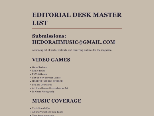 desk-list screenshot
