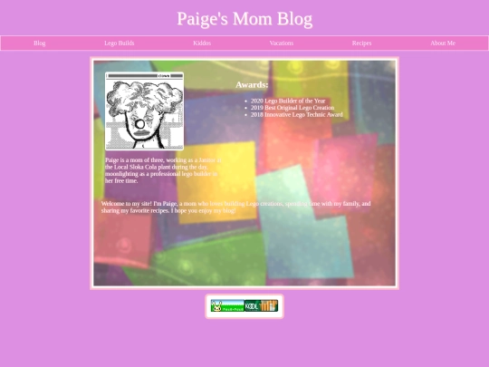layouts/mombloglayout screenshot
