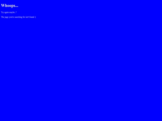 not_found screenshot