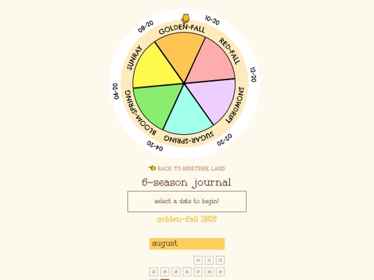 journal/6-season screenshot