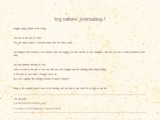 journal screenshot