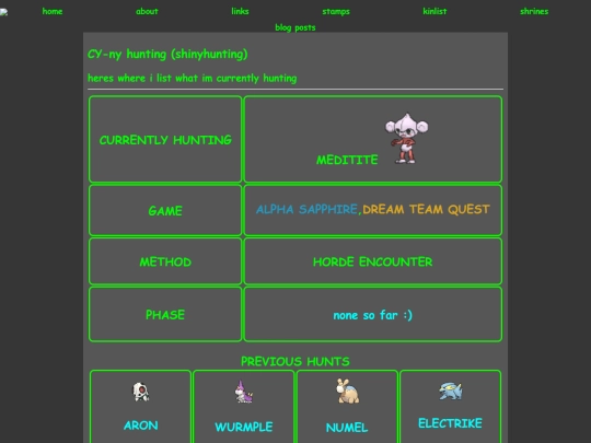 shinyhunting screenshot