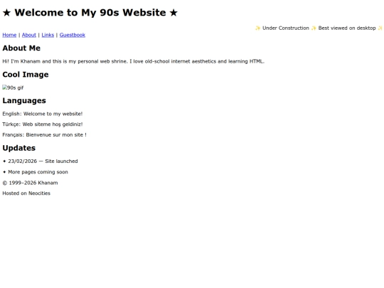 index screenshot