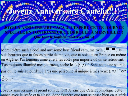letter for cam/letter screenshot