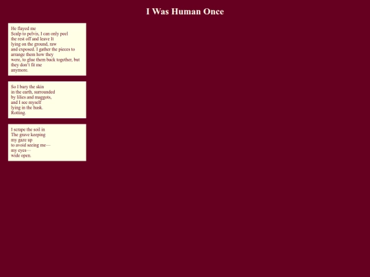 IWasHumanOnce screenshot