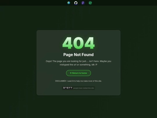 not_found screenshot