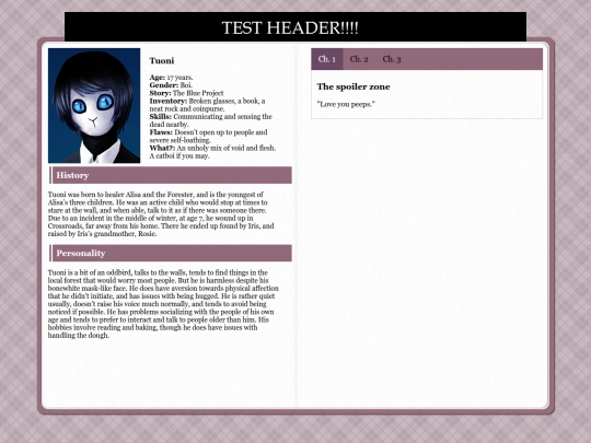 thebook/spoilertest screenshot
