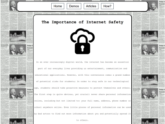 articles/safety screenshot
