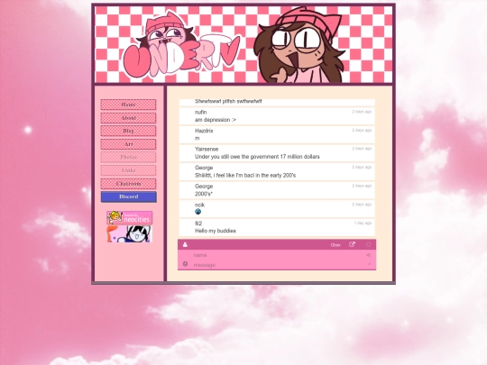 Chatroom screenshot