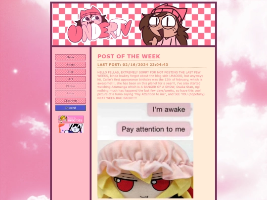 blog screenshot