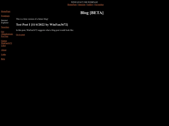 blogposts screenshot