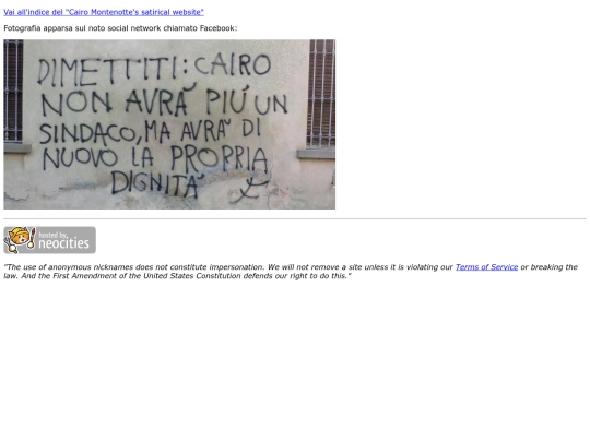 dimissioni screenshot