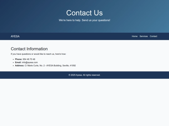 bootstrap5/contact screenshot