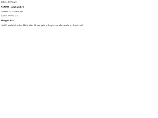 Neoms~PrimeDrive/windows/creators-log/blog-entries screenshot