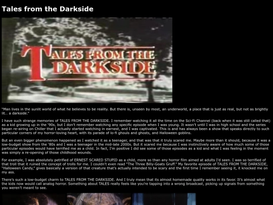 Television Terrors/talesfromthedarkside screenshot